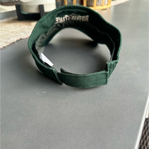 Buffalo Trace Visor O/S Green preowned like new never worn - Picture 4 of 5